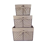 DII® Natural Lining Chicken Wire Basket Set