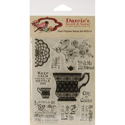 Darcie's Cup of Tea Clear Stamp Set