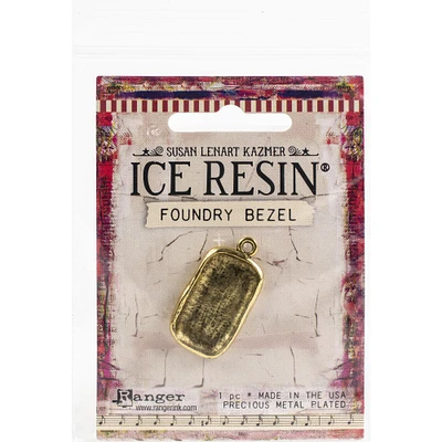 Ice Resin® Gold Rectangle Disco Foundry Bezel