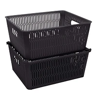 Simplify Slide Stack It Storage Tote Baskets