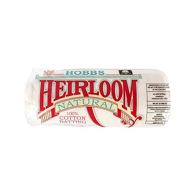 Hobbs Heirloom® 100% Natural Cotton Batting, 45" x 60"