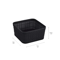 Simplify Black Plastic Organizing Set