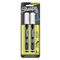 Sharpie® White Medium Point Wet Erase Chalk Markers, 2ct.