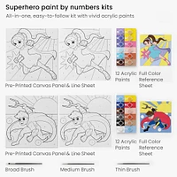 Arteza® Kids Superheroes Paint by Numbers Kit, 35 pcs