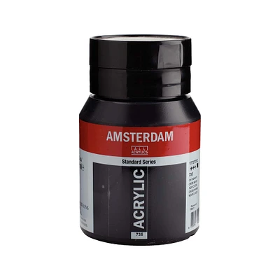 6 Pack: Amsterdam Standard Series Oxide Black Acrylic Paint, 500mL