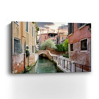 Lumaprints Venetian Canale #9 Canvas Giclée Wall Art