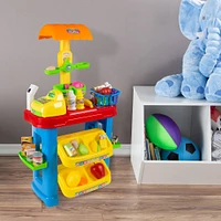 Toy Time Grocery Store Selling Stand Supermarket Playset