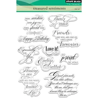 Penny Black Treasured Sentiments Clear Stamps