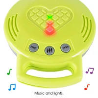 Toy Time Kids Toy Waffle Iron Set With Music & Lights