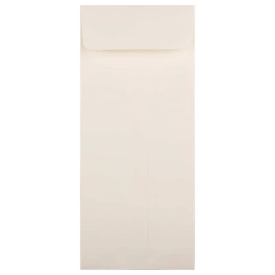 JAM Paper 4.5" x 10.375" Natural White Wove Business Envelopes, 50ct.