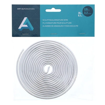 12 Pack: Art Alternatives 1/8" Sculpting & Armature Wire