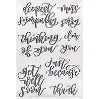 Ranger Letter It™ Occasions Clear Stamp Set