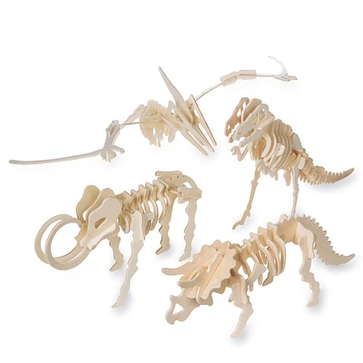 S&S Worldwide® Wooden Punch & Slot Dinosaurs, 12ct.