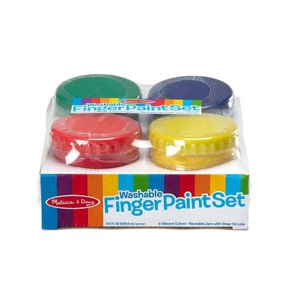 Melissa & Doug® 4 Color Finger Paint Set