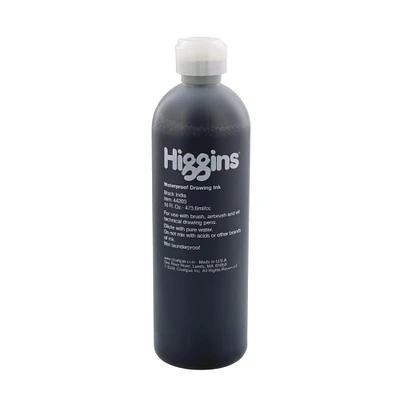 Higgins® Waterproof Drawing Ink, Black India