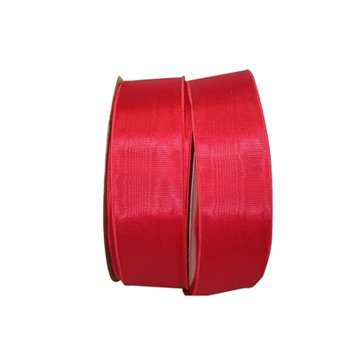 Reliant 2.5" Bengaline Moire Wired Ribbon