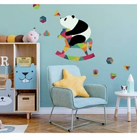 RoomMates Andy Westface Panda Nursery Peel & Stick Giant Wall Decals