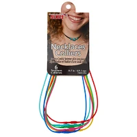 6 Pack: Stretch Magic Silkies™ Assorted Color Necklaces 