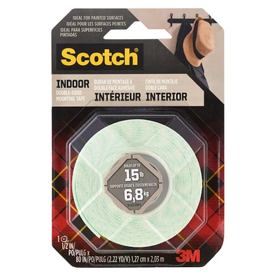 12 Pack: Scotch® Permanent Mounting Tape, 1/2" x 75"