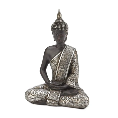 8.5" Small Sitting Buddha Figure