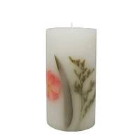 Home Fragrance Collection 3" x 6" Peony & Rose Scented Pillar Candle by Ashland®