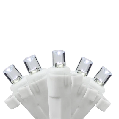 35ct. Clear LED Wide Angle Icicle Christmas String Lights