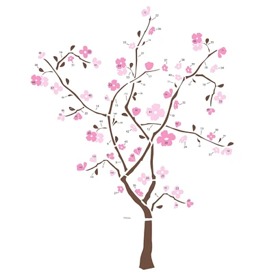 RoomMates Spring Blossom Peel & Stick Giant Wall Decals