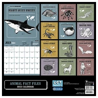 2023 Animal Fact Files Wall Calendar