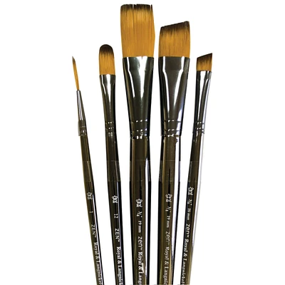 Zen™ Series 73 Short Handle All Media Royal Brush Set