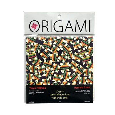 Yasutomo Yuzen 6'' Origami Paper, 24 Sheets