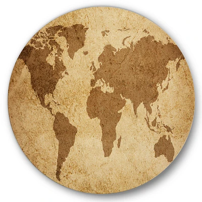 Designart - Ancient Map of The World V