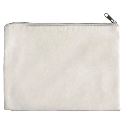 12 Pack: Natural Canvas Pouch by Make Market®