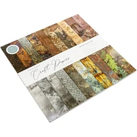 Craft Consortium Metal Textures Double-Sided Paper Pad, 12" x 12"