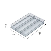 Honey Can Do 3 Section Mesh Utensil Tray