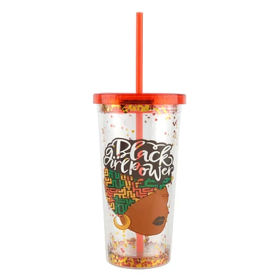 20oz. Black History Month Black Girl Power Tumbler