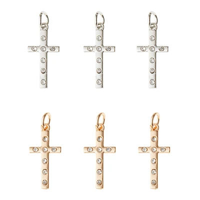 Charmalong™ Bling Cross Charms by Bead Landing™