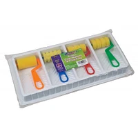 6 Pack: WonderFoam® Foam Rollers and Paint Tray