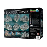 Game of Thrones - 2 3D Puzzles: The Red Keep and Winterfell: 1755 Pcs