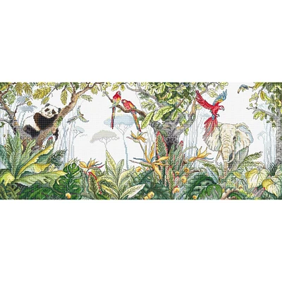 LetiStitch Jungle Time Counted Cross Stitch Kit