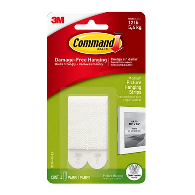 12 Packs: 4 ct. (48 total) 3M Command™ Medium Picture Hanging Strips
