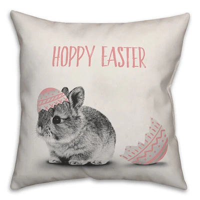 Hoppy Easter Throw Pillow