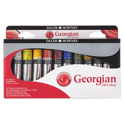 6 Packs: 10 ct. (60 total) Georgian Oil Colour Introduction Set