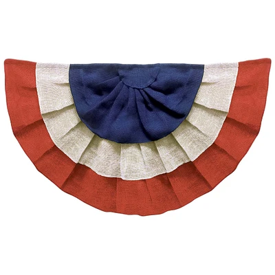 36" Patriotic Red, White & Blue Bunting