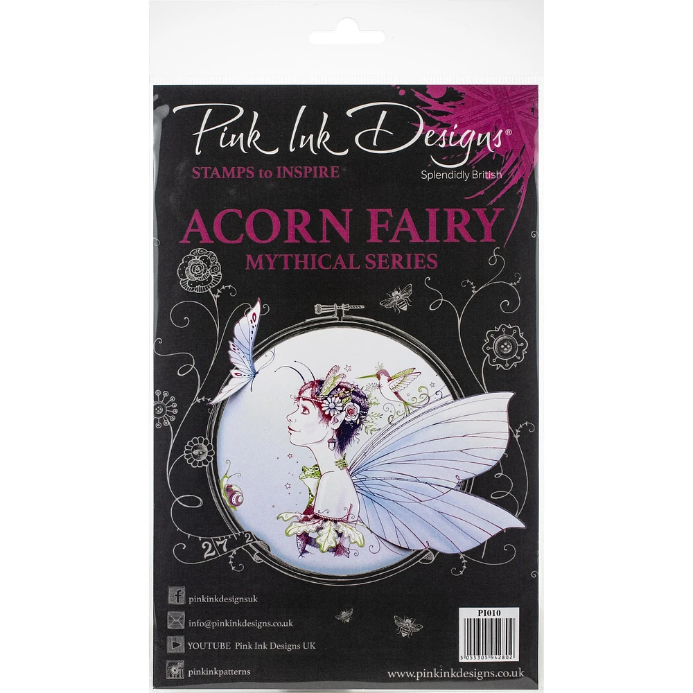 Pink Ink Designs® Acorn Fairy Clear Stamp Set