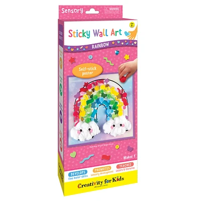 6 Pack: Creativity for Kids® Rainbow Sticky Wall Art Kit