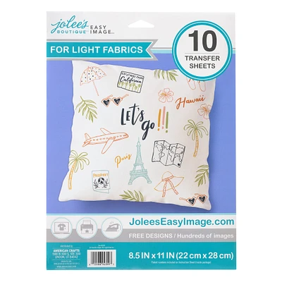 Jolee's Boutique® Iron-on Transfer Paper for White Fabric