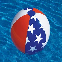 22" American Stars & Stripes Inflatable Beach Ball