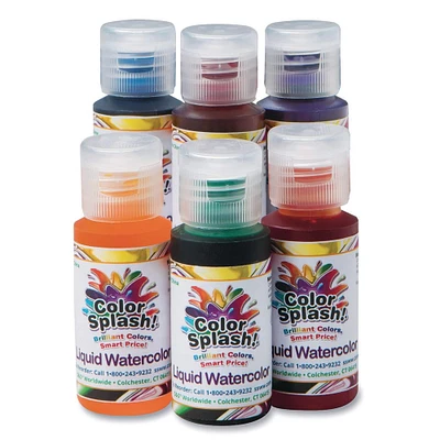 Color Splash!® 6 Color Liquid Watercolor Set