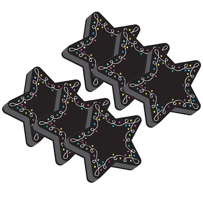 Ashley Productions Star Chalk Magnetic Whiteboard Erasers, 6ct.