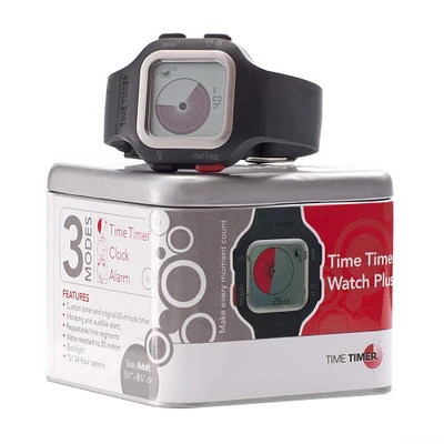 Time Timer Watch Plus® Charcoal